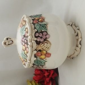 Lefton Della Robbia Cookie Biscuit Jar